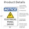 Signmission Electrical Panels Inside, 18 in W x Rectangle, Plastic OS-2PACK-NS-P-1824-V-11674 - alternate 2